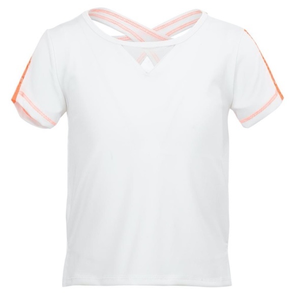 Lucky in Love Crossover Tennis Tee - Size Small (7/8) - New with Tag - Picture 11 of 11